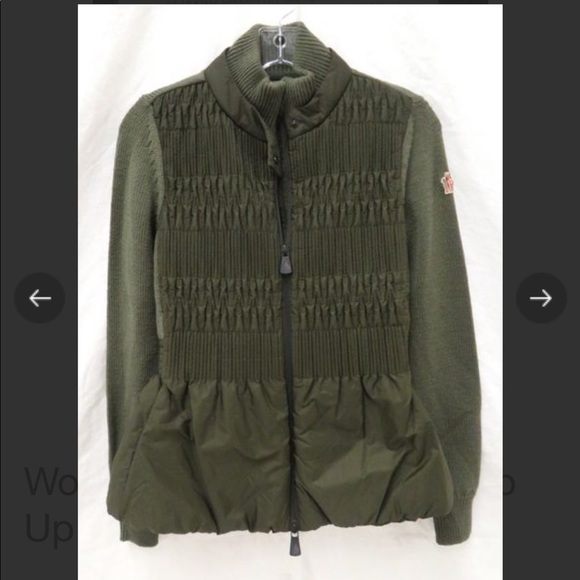 Moncler Jackets & Blazers - Moncler Maglione Tricot Peplum Sweater
